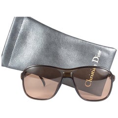 New Vintage Christian Dior Monsieur 2311 10 Optyl Grey 1970 Sunglasses