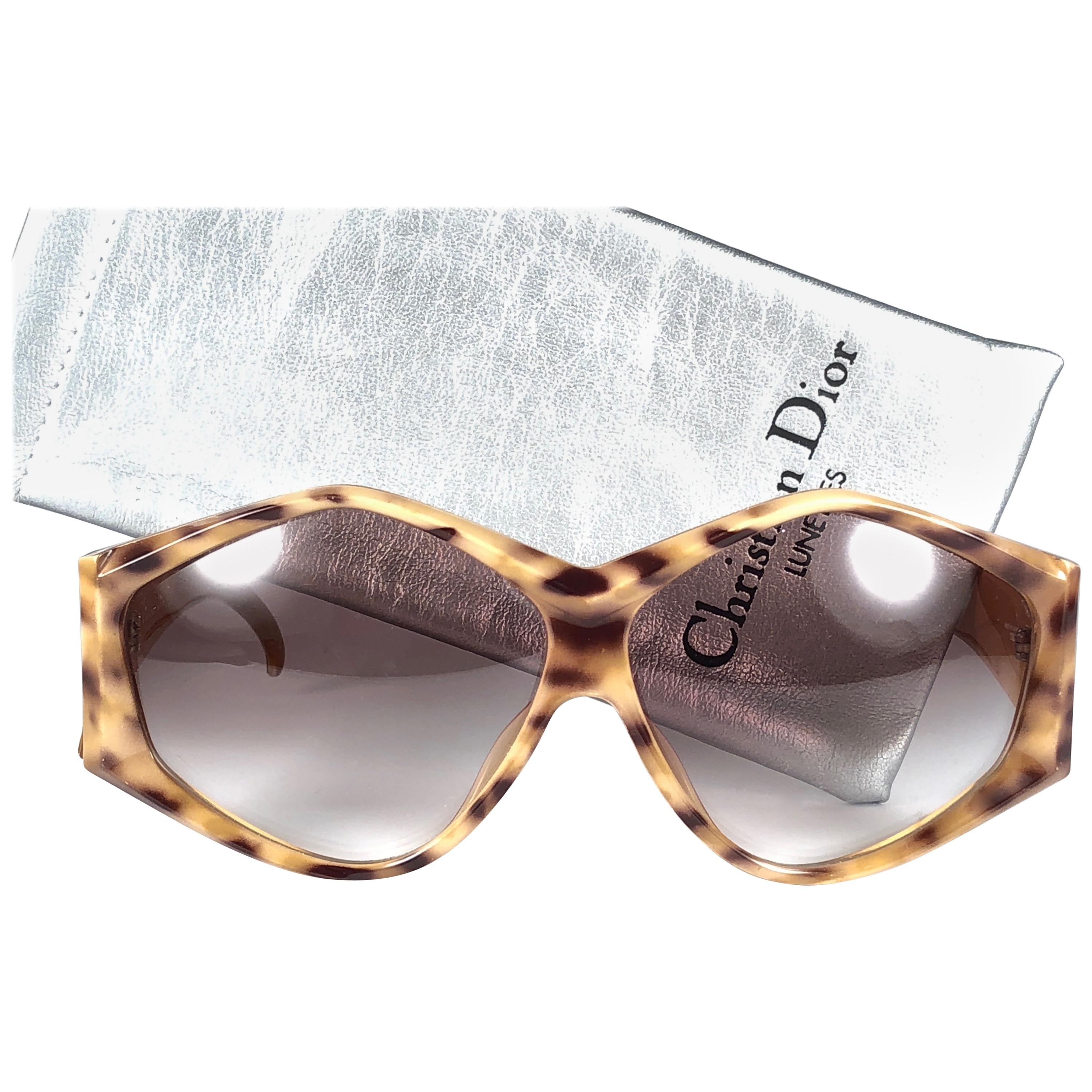 New Vintage Christian Dior 2230 10 Leopard Origami Optyl Sunglasses Germany