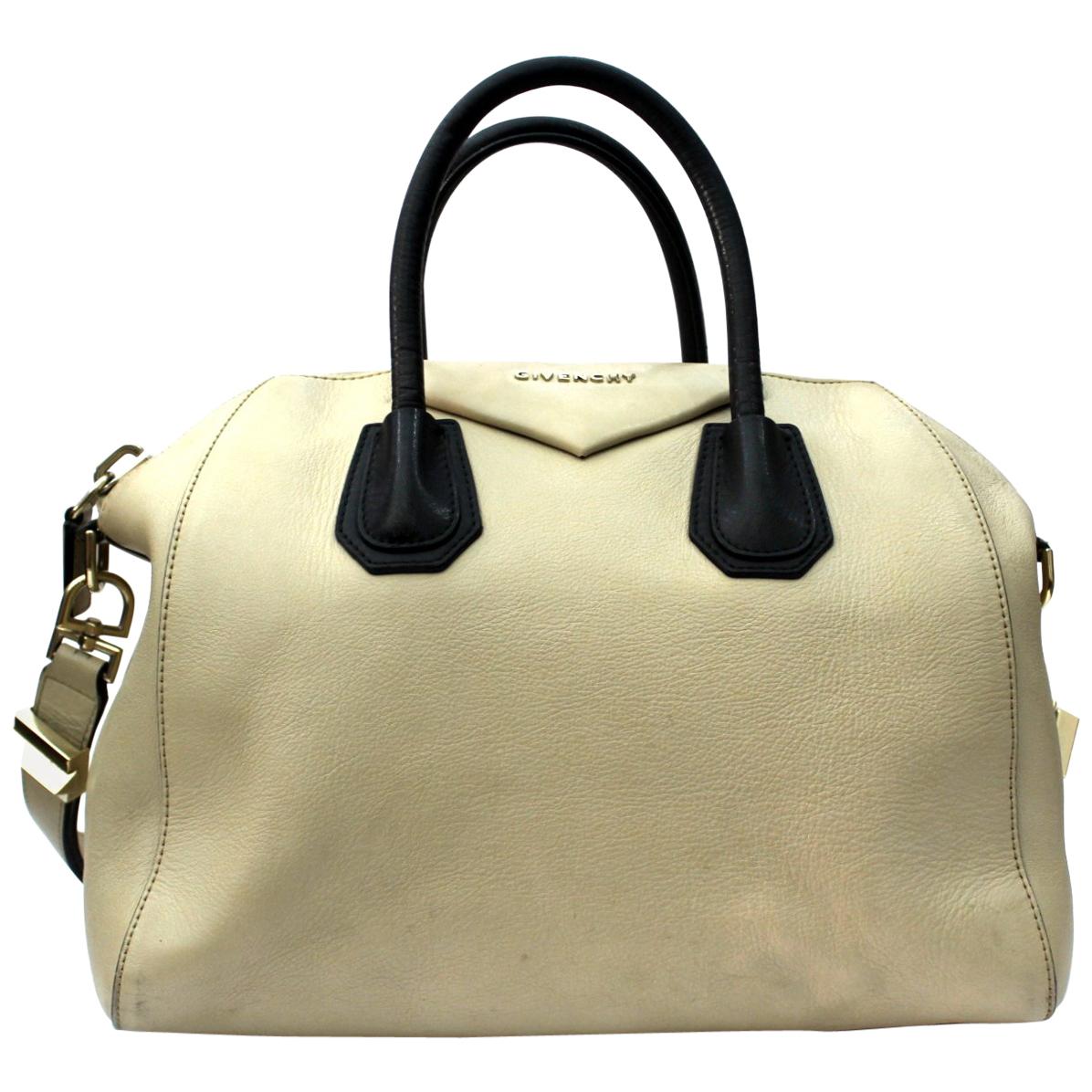 Givenchy Medium Antigona Beige Leather Bag