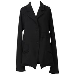 Vintage Yohji Yamamoto Felt Detail Top 1990
s