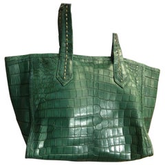 Ana Switzerland Crocodile tote bag . Soft light as garments 