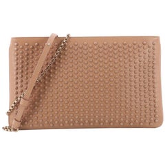 Christian Louboutin Loubiposh Clutch Spiked Leather 