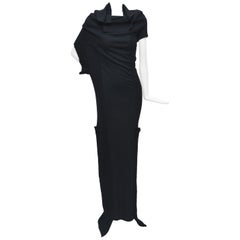 COMME DES GARCONS Black Runway Dress  Fall  2002    M Size  Mint