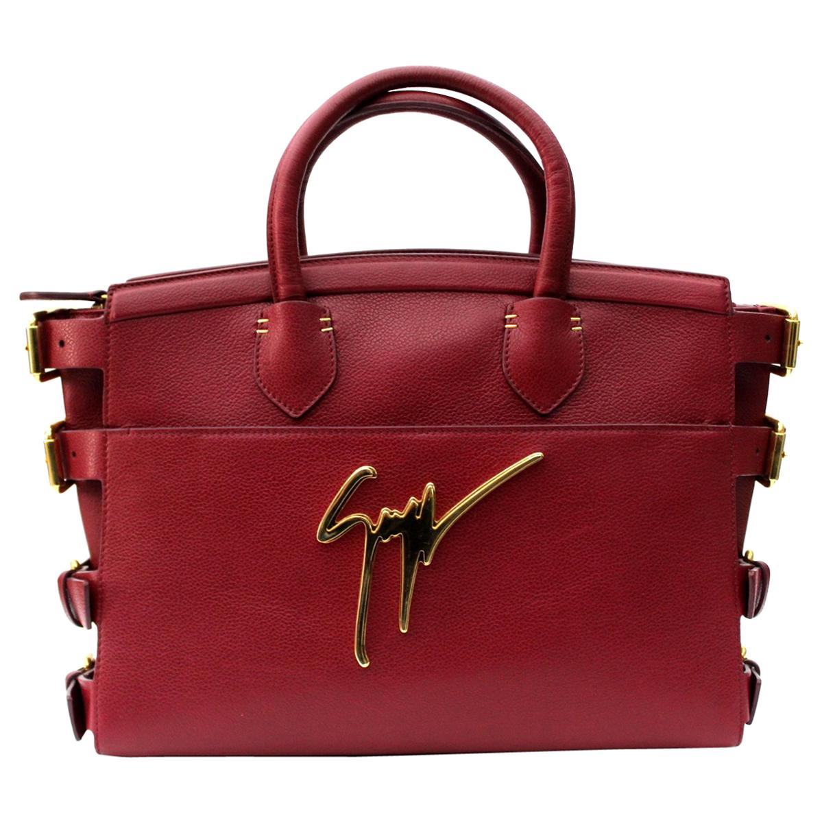 Giuseppe Zanotti Red Leather Bag