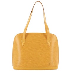 Louis Vuitton Lussac Handbag Epi Leather 