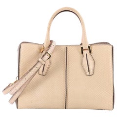 Tod's D-Styling Shopper Tote Python Mini 