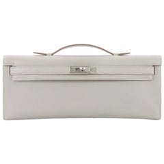  Hermes Kelly Cut Pochette Tadelakt