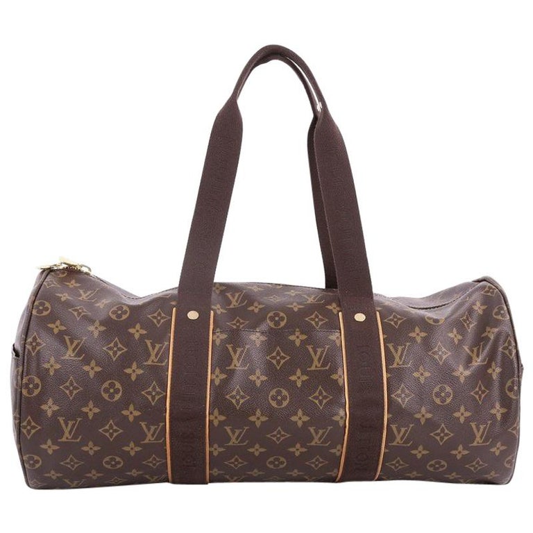 Louis Beaubourg Sporty Duffle Bag Canvas at 1stDibs | louis vuitton duffle beaubourg sporty brown, fake lv duffle bag, louis vuitton sporty bag