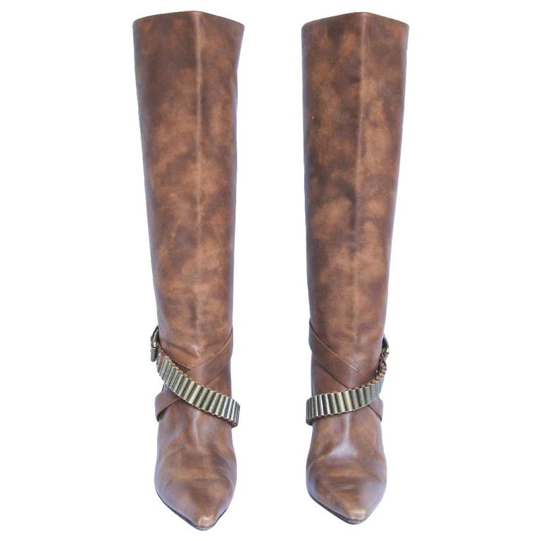 celine boots brown