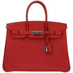 Hermes Jypsiere 28 Bag Rouge Casaque Q5 Taurillon Clemence