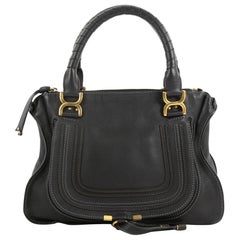 Used Chloe Marcie Shoulder Bag Leather Medium 