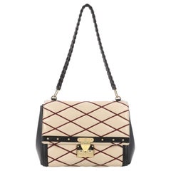 Louis Vuitton Pochette Flap Handbag Malletage Leather