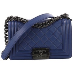 Chanel Boy Flap Bag Quilted Lambskin Small