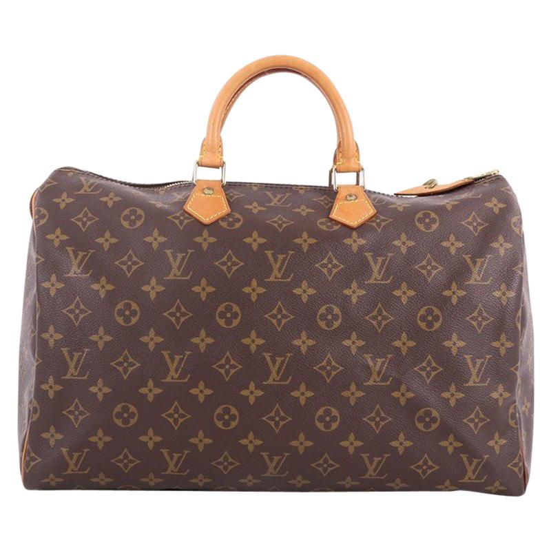  Louis Vuitton Speedy Handbag Monogram Canvas 40