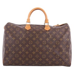 Used Louis Vuitton Speedy Handbag Monogram Canvas 40