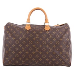 Used  Louis Vuitton Speedy Handbag Monogram Canvas 40