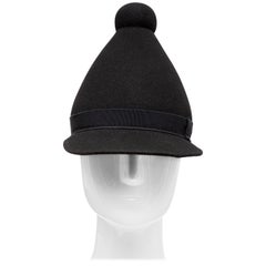 Henrik Vibskov Men's Runway The Eat Black Wool Felt Cone Hat, Fall 2011