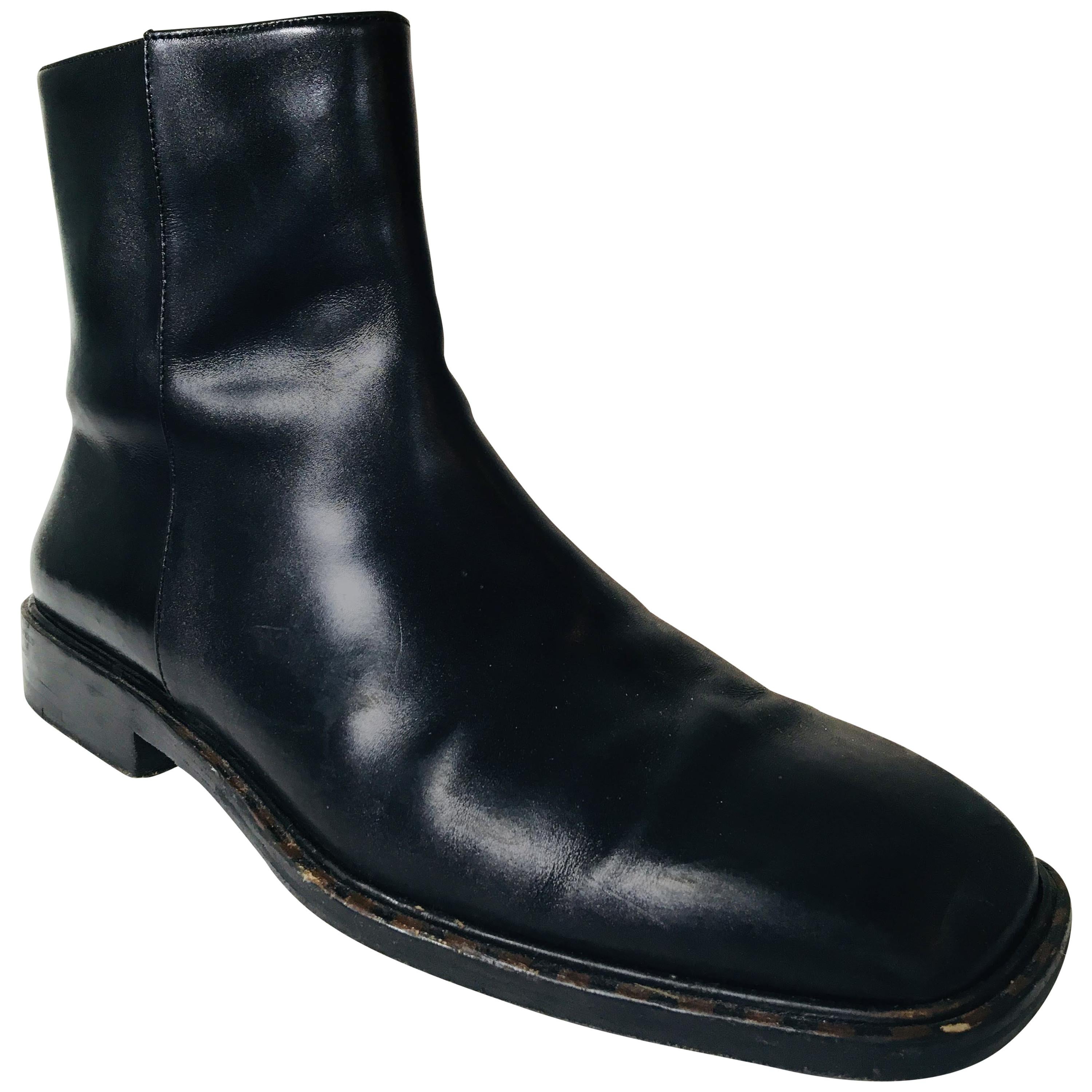 Black Louis Vuitton Boots Men - 4 For Sale on 1stDibs  lv men's boots, louis  vuitton cowboy boots men's, louis vuitton boot men