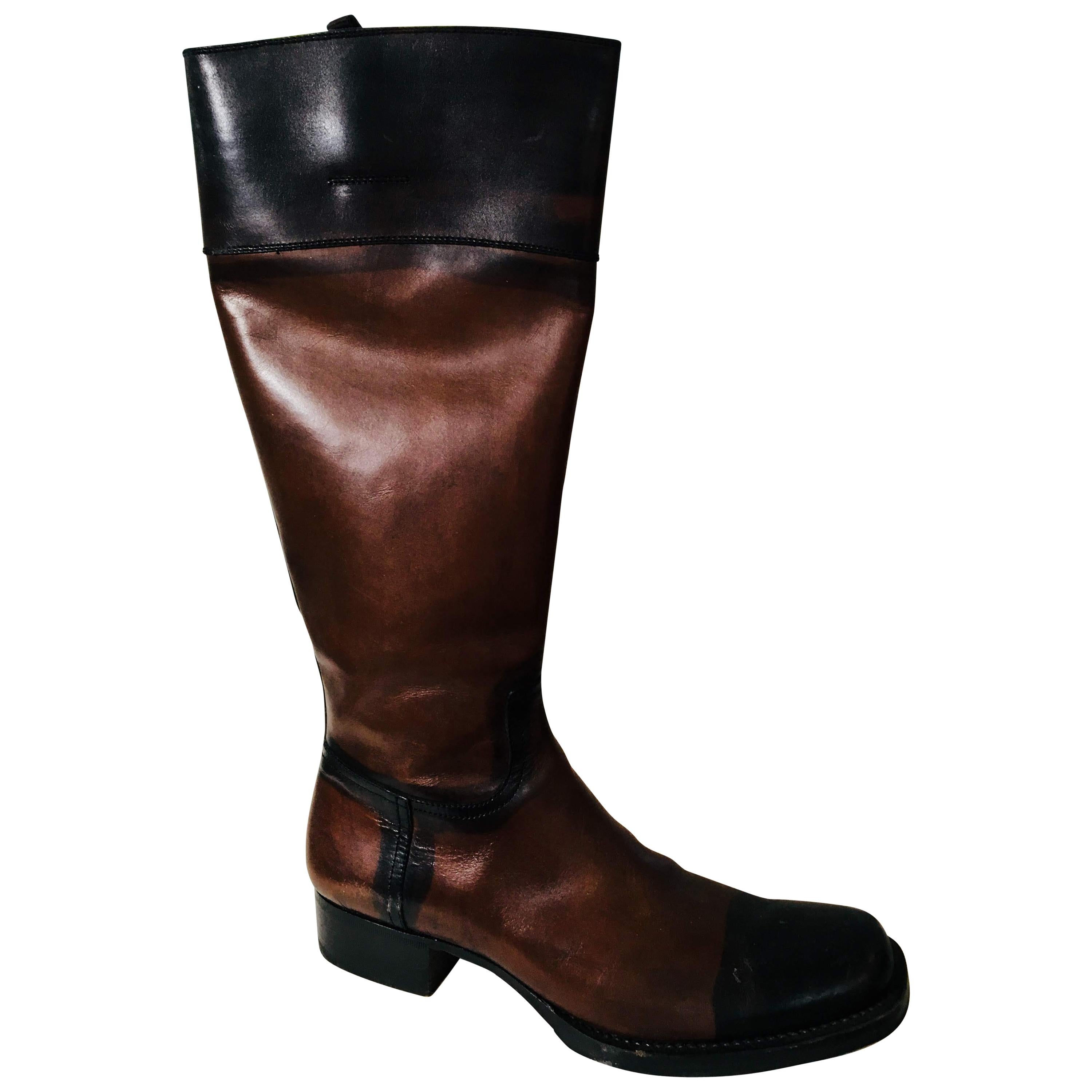 miu miu high boots