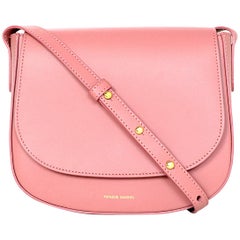 Mansur Gavriel Blush Pink Calf Leather Crossbody Bag