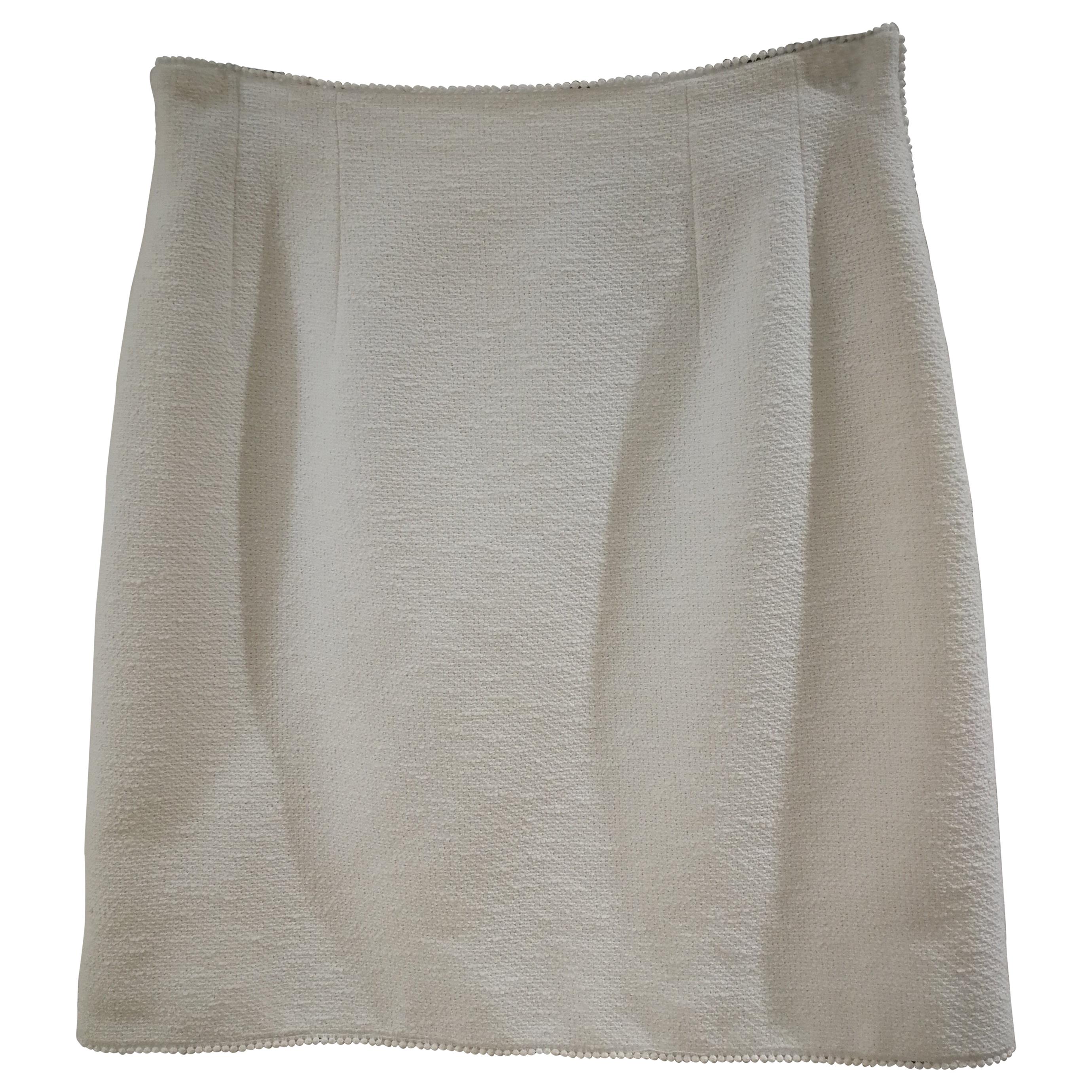 Chanel Boutique Cotton Skirt