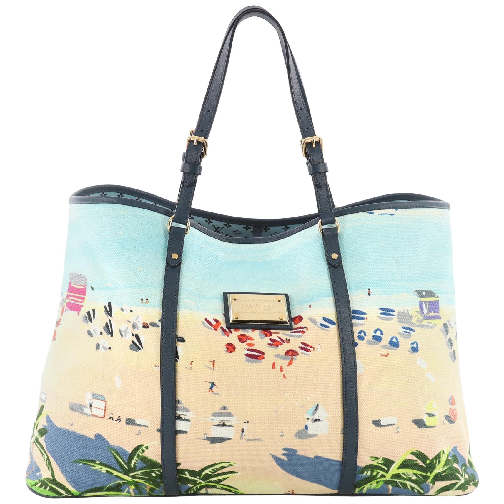 Louis Vuitton Ailleurs Cabas Limited Edition Printed Canvas GM at 1stDibs