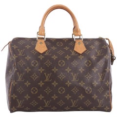 Louis Vuitton Speedy Handbag Monogram Canvas 30