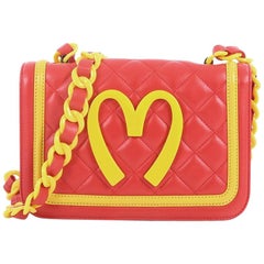 Moschino Happy Meal Shoulder Bag Leather Medium