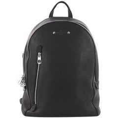 LOUIS VUITTON Taurillon Armand Backpack Black 301221