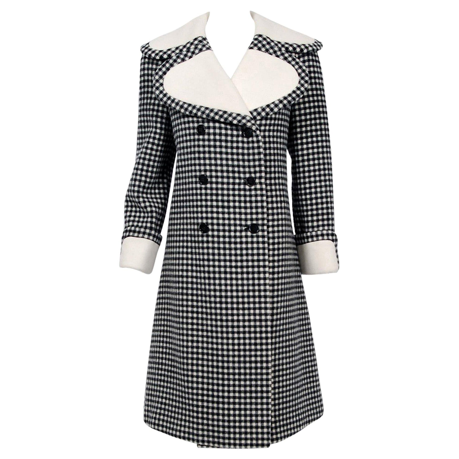 1960's Geoffrey Beene Military Swing Coat at 1stDibs