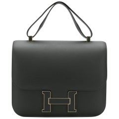 Hermès Limited Edition 29cm Cartable Constance Bag