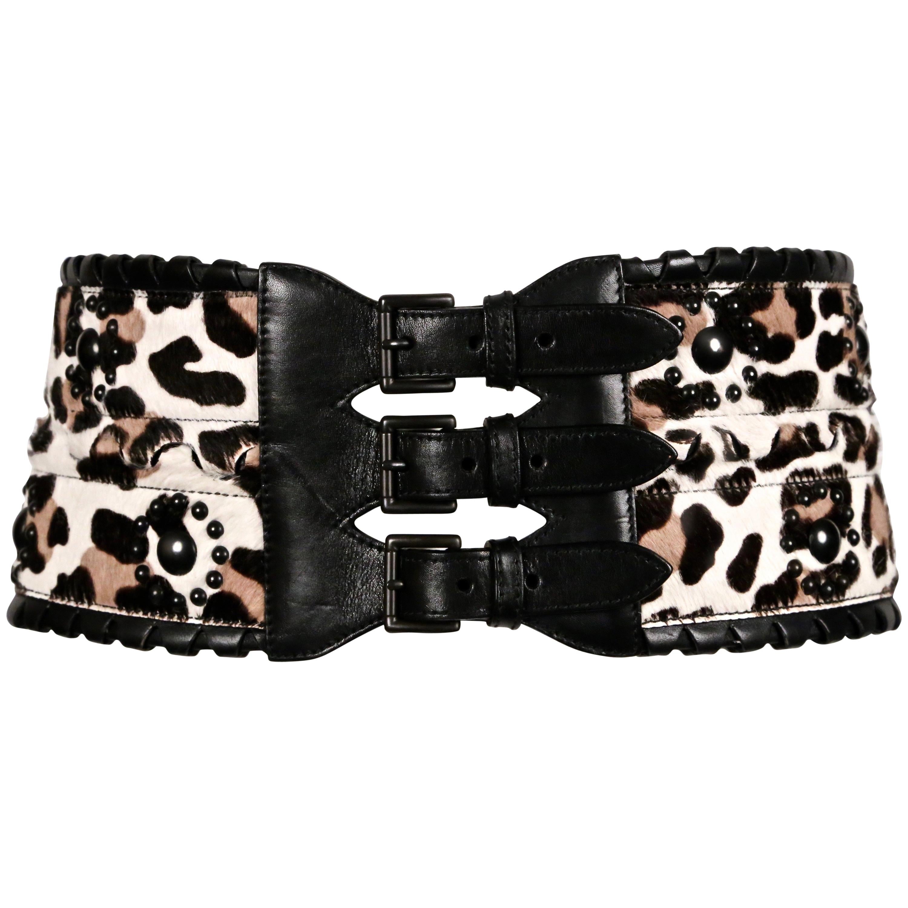 azzedine alaia corset belt