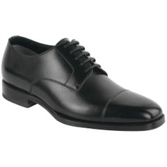 Tom Ford Men's Black Wessex Leather Derby Luxury Shoes