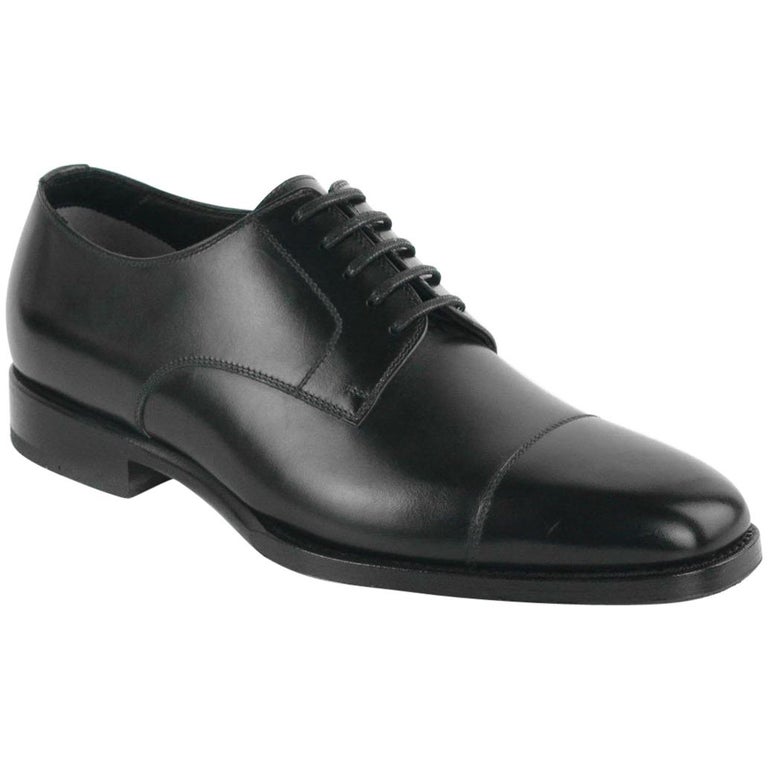 Tom Ford Men's Black Wessex Leather Derby Luxury Shoes For Sale at 1stDibs