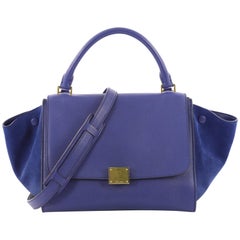 Celine Trapeze Handbag Leather Small