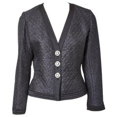 Yves Saint Laurent Rive Gauche Quilted Evening Jacket