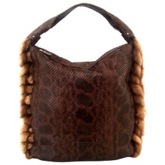 Beige Top Handle Bags