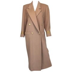 Christian Dior Vintage Military Style Maxi Coat at 1stDibs