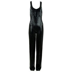 Michael Kors Black Sequin Jumpsuit - Size 2