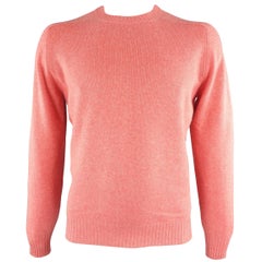 Vintage BRUNELLO CUCINELLI Size 42 Salmon Knitted Cashmere Sweater