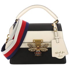 Black 'Queen Margaret' shoulder bag with a bee motif Gucci - Vitkac GB
