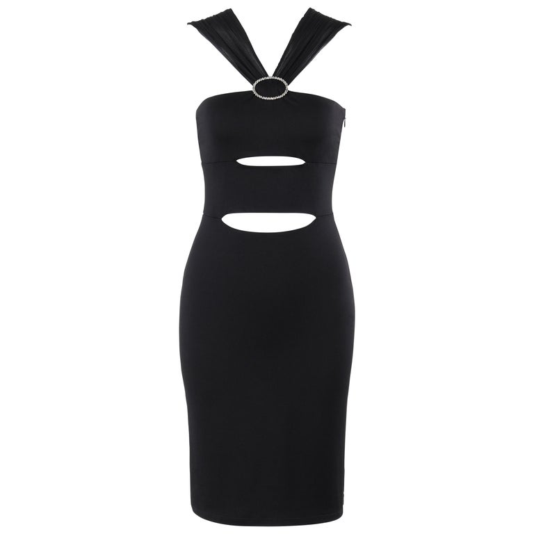 ALEXANDER McQUEEN S/S 1996 "The Hunger" Black Knit Peek-A-Boo Cocktail Dress  For Sale at 1stDibs | alexander mcqueen the hunger, the hunger alexander  mcqueen, alexander mcqueen the hunger 1996