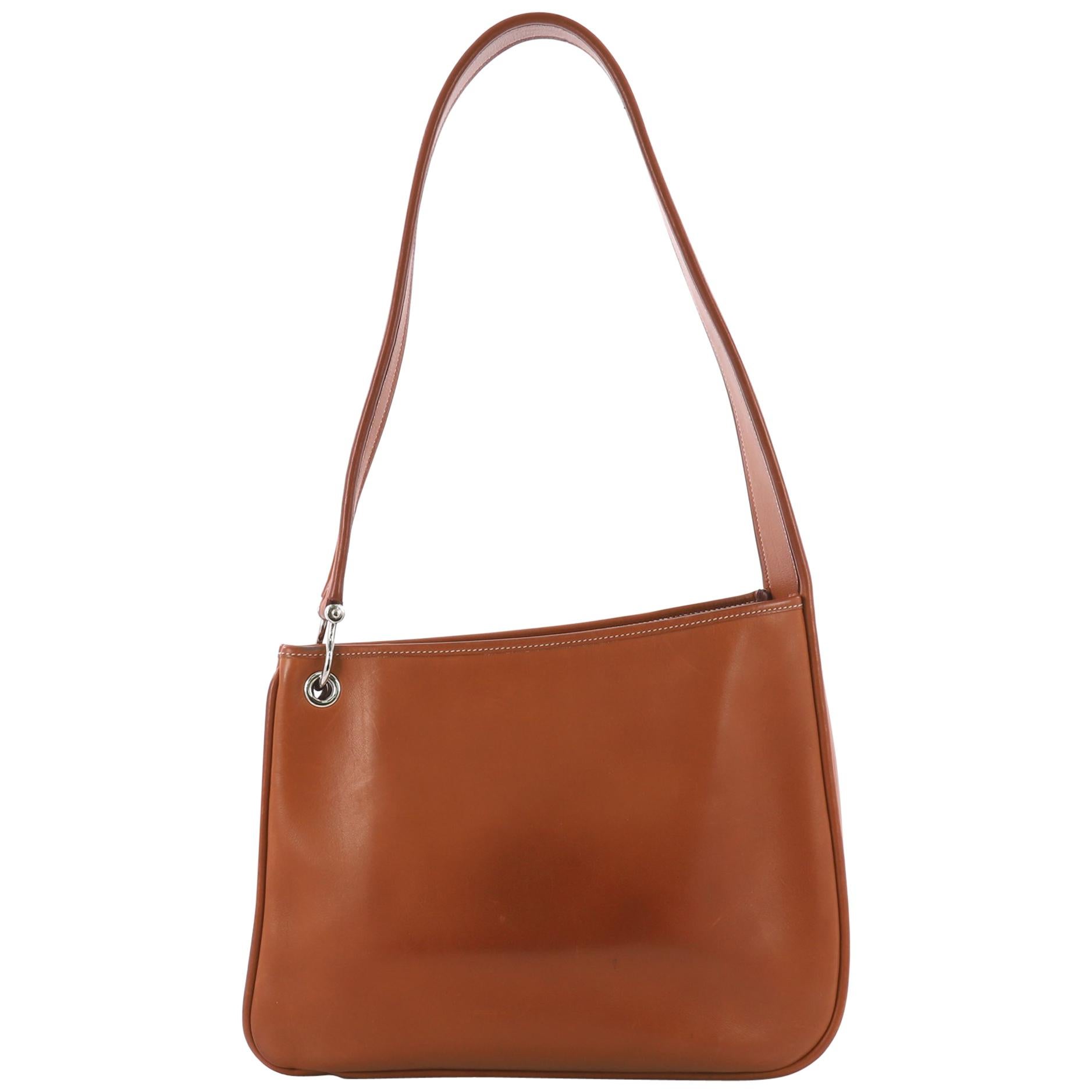 Hermes Sac Manille II Handbag Leather