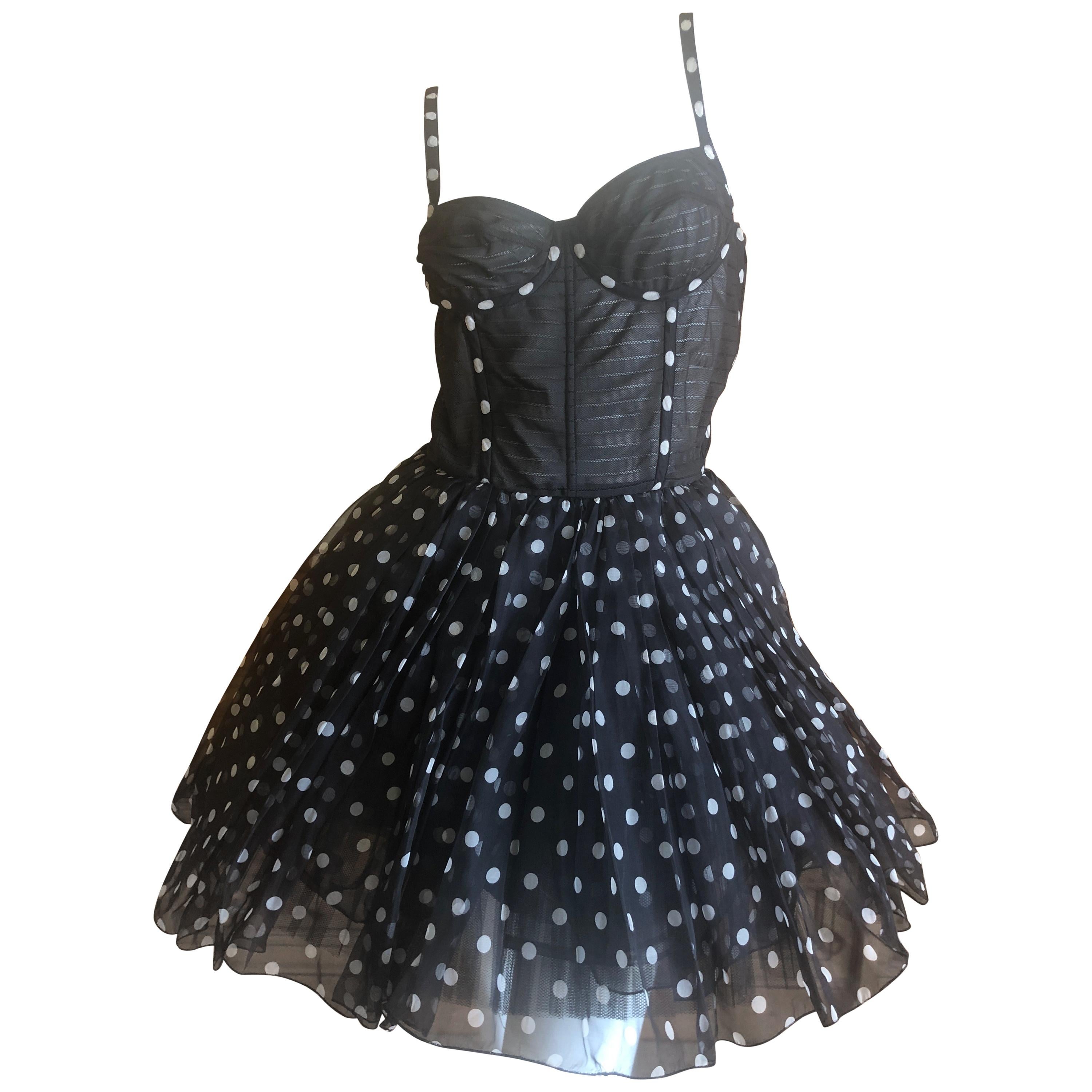 Christian Dior Gianfranco Ferre Numbered Demi Couture Corset Ballerina Dress For Sale