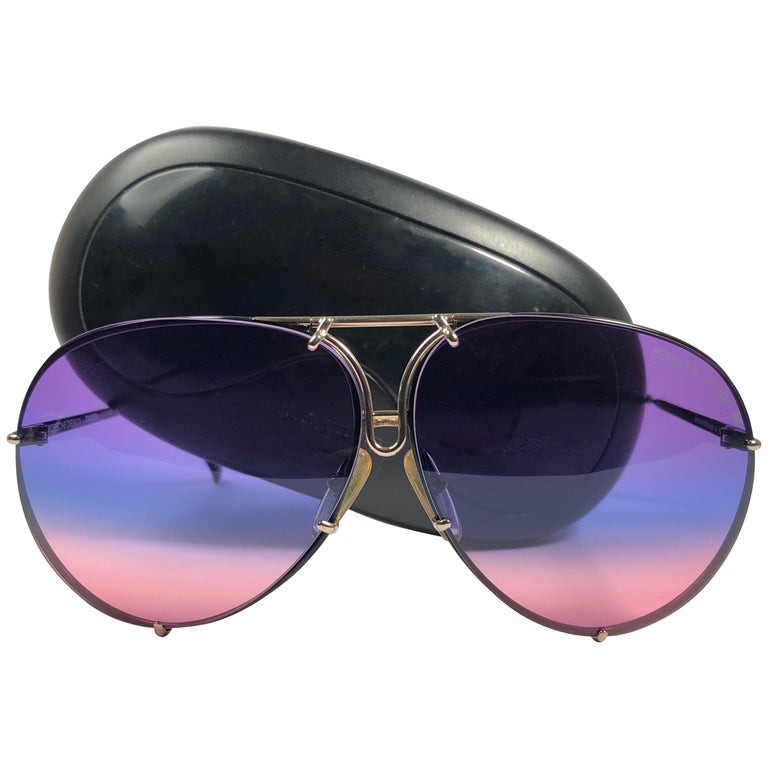 New Vintage Porsche Design By Carrera 5623 Black Rainbow Sunglasses ...