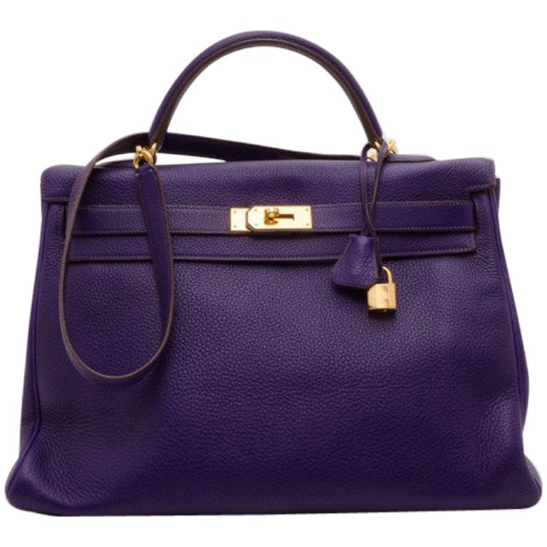 Hermes Iris Togo Calfskin Gold Hardware Kelly 40