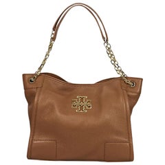 Brown Tory Burch Leather Shoulder Bag