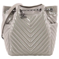 Chanel Urban Spirit Drawstring Bag Iridescent Chevron Calfskin Small Chanel Urban Spirit Drawstring Bag Iridescent Chevron Calfskin Small