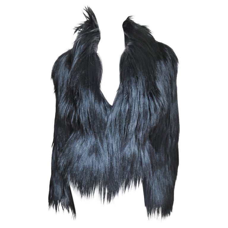 Alexander McQueen New Fur Jacket A/W 2000 For Sale at 1stDibs 