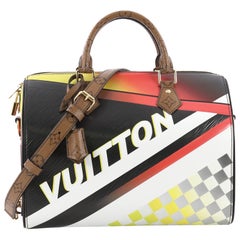  Louis Vuitton Speedy Bandouliere Bag Limited Edition Race Epi Leather 30